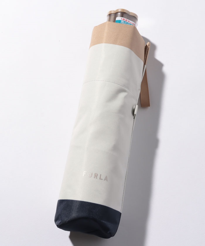 FURLA(フルラ)晴雨兼用折りたたみ日傘 カラーブロック(503796992