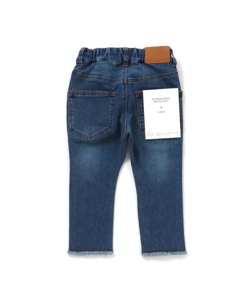 セール 40%OFF】フリンジデニムスキニーパンツ 9分丈(504121977) ブリーズ(BREEZE) d fashion 2枚セットZARAジーンズ・BREEZE黒スキニー