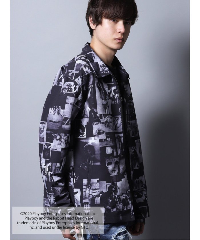 限定TMT×PLAYBOY プレイボーイ 高級パイル綿100% Men'sL トップス