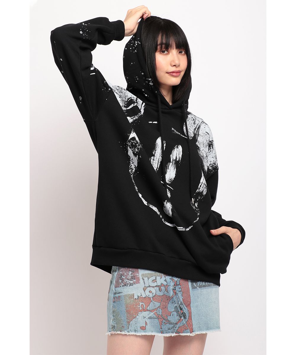 Desigualミッキーマウス フーディ　パーカー　M表記ですがオーバーサイズ‼️ Desigual｜ミッキーマウス オーバーサイズ ジャカードフーディ