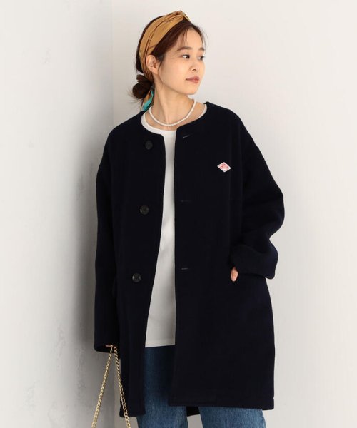 セール Danton ダントン Wool Light Pile ノーカラーロングコート Dt A0012 Wlp フレディアンドグロスター Fredy Gloster D Fashion