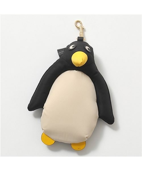 【ANYA HINDMARCH(アニヤハインドマーチ)】 Charm Shopper トートバッグ パッカブル仕様 エコバッグ アニマル 鞄 Black レディ