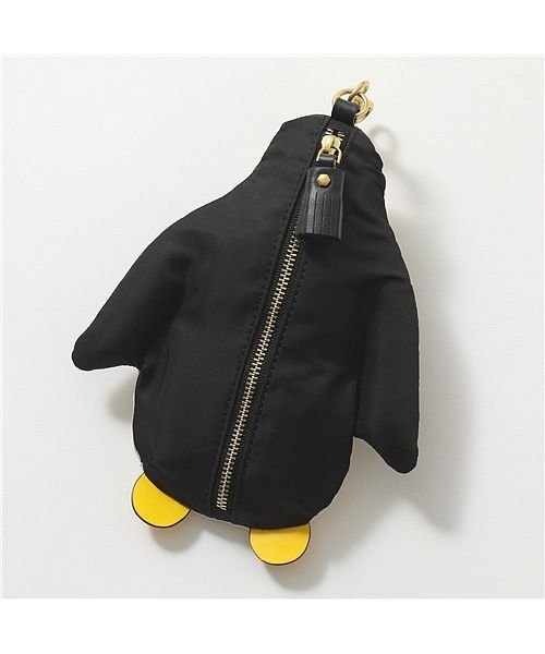 【ANYA HINDMARCH(アニヤハインドマーチ)】 Charm Shopper トートバッグ パッカブル仕様 エコバッグ アニマル 鞄 Black レディ
