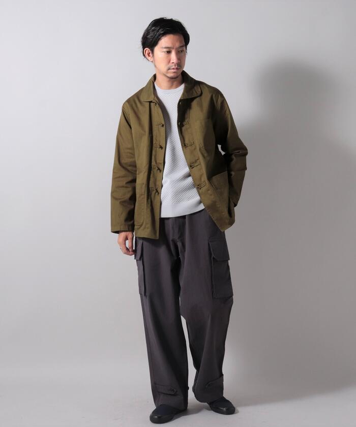 最終価格！新品！ フレンチ チャイナ ジャケット リネン ブラック Lサイズ 値下げ、新品！ フレンチ チャイナ ジャケット リネン ブラック