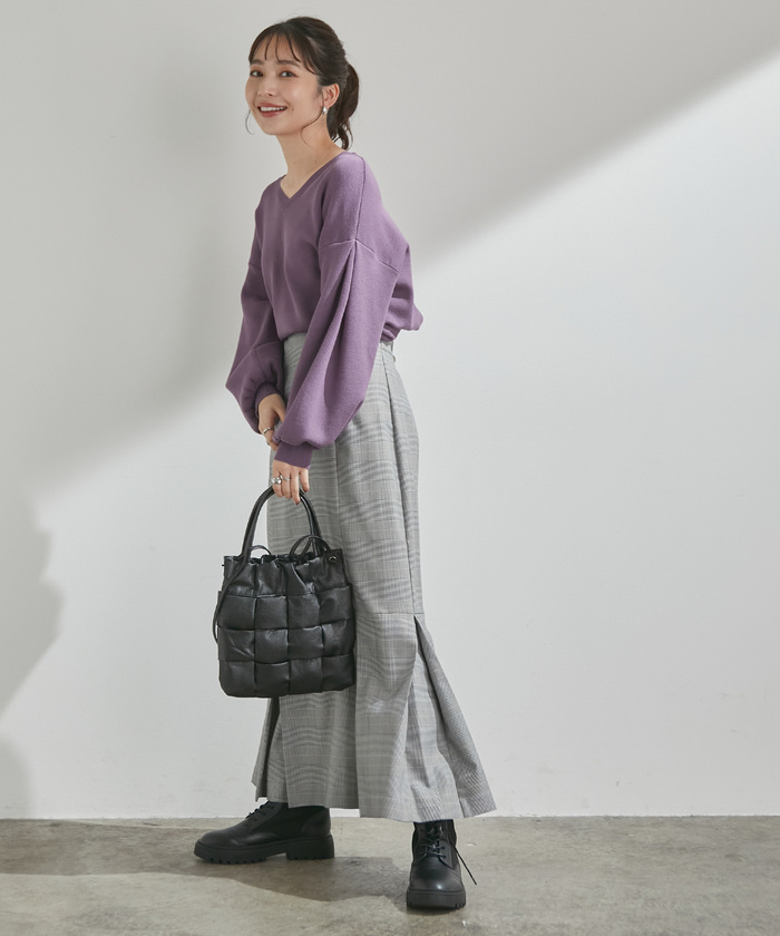 セール】女性らしさを引き立つ、チェックアソートマーメイド