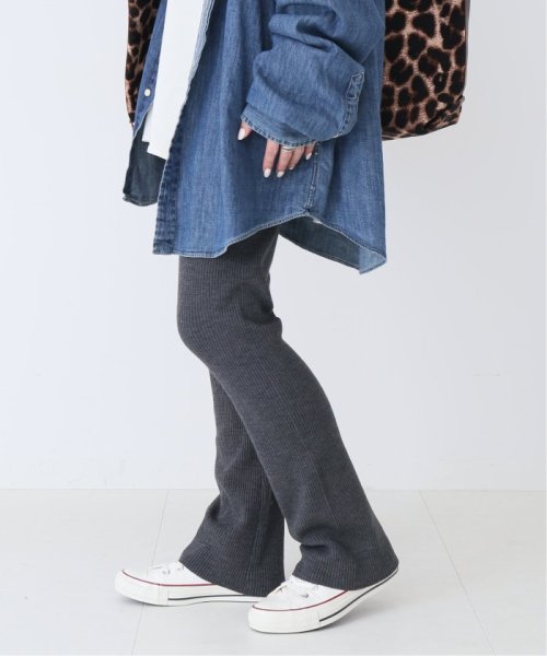 ファインウール ニットリブパンツ◆