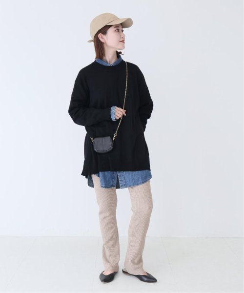 ファインウール ニットリブパンツ◆