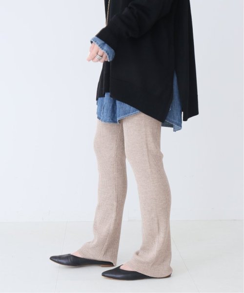 ファインウール ニットリブパンツ◆