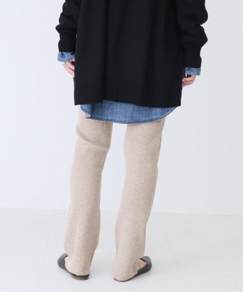 ファインウール ニットリブパンツ◆