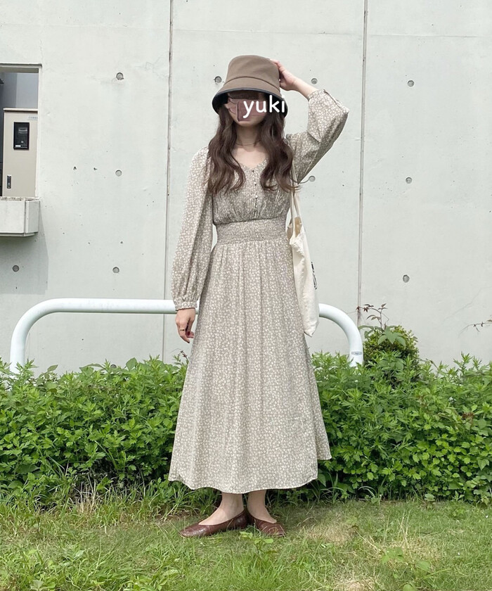 花柄長袖プリーツワンピース(504248738) | アルシーヴ(archives 花柄長袖プリーツワンピース(504248738) | アルシーヴ(archives