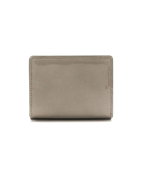 ニュートラルグレイ 三つ折り財布 Neutral Gray トリンドル ミニ財布 ミニ 小銭入れ付き コンパクト 牛革 エナメル 光沢 日本製 1211－629