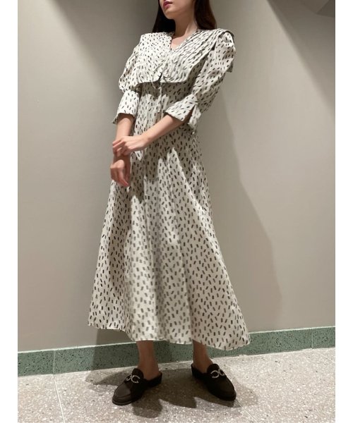 ビッグカラークラシカルワンピース スナイデル Snidel D Fashion ビッグカラークラシカルワンピース スナイデル Snidel D Fashion