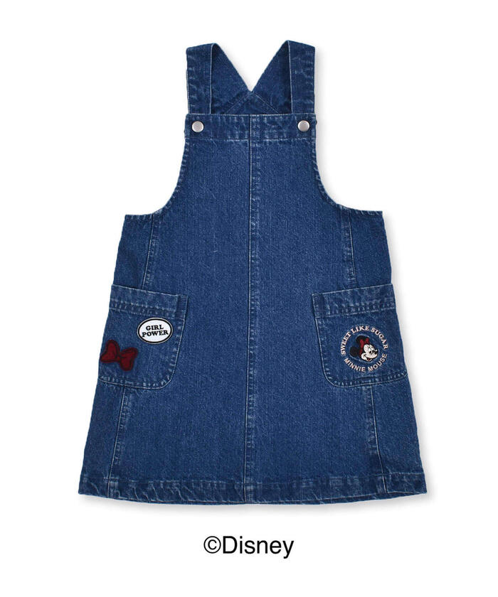 セール】【Disney】 ミニーマウス デニム ジャンパースカート (80 ...