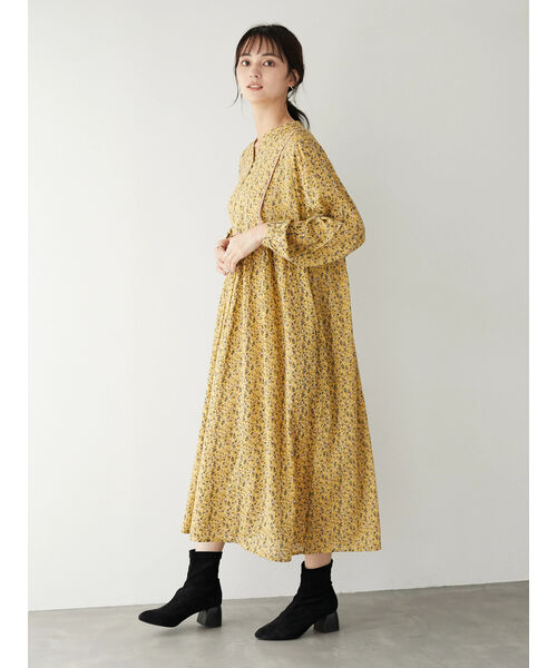 STYLEMIXER | ウエストシェイプステッチワンピース (ワンピース