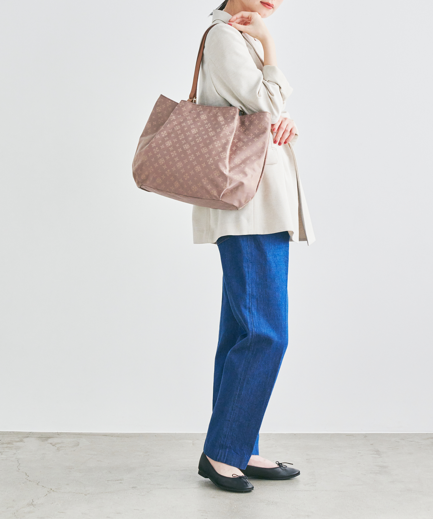 セール 50%OFF】2WAYハンドルトートバッグ(CE－246)(503805329