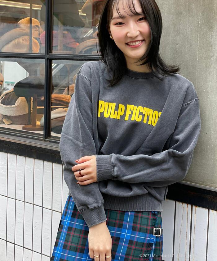 GOOD ROCK SPEED x atmos PULP FICTION Sweatshirt GRAY