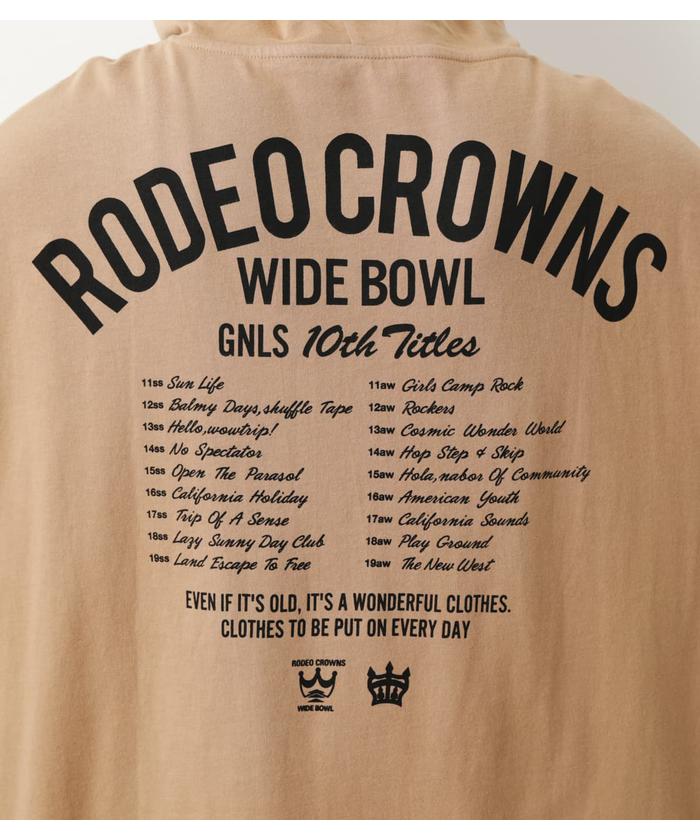 10th Starsフードl S Tシャツ 入園入学祝い Rodeo Wide ロデオクラウンズワイドボウル Bowl Crowns