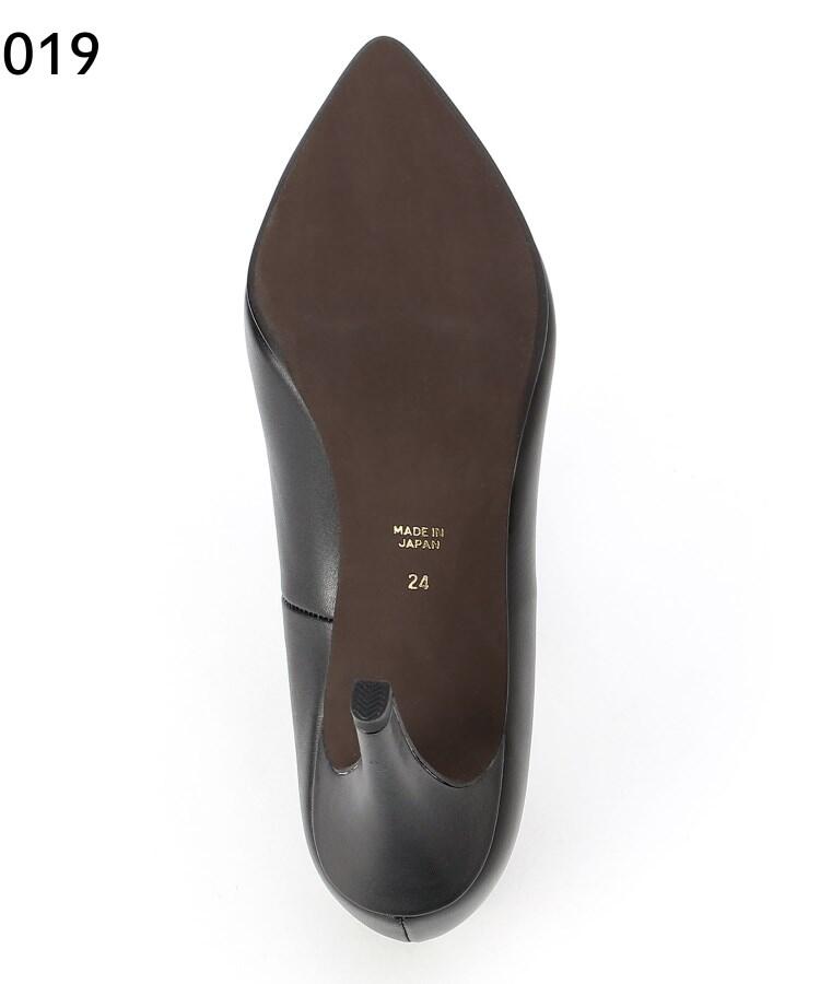 美品 ETRO 23.5 パンプス レザー ハイヒール リボン イタリア エトロ