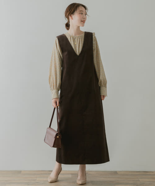 URBAN RESEARCH ROSSO ジャンパースカート セール 20%OFF】F by ROSSO コーデュロイジャンパースカート