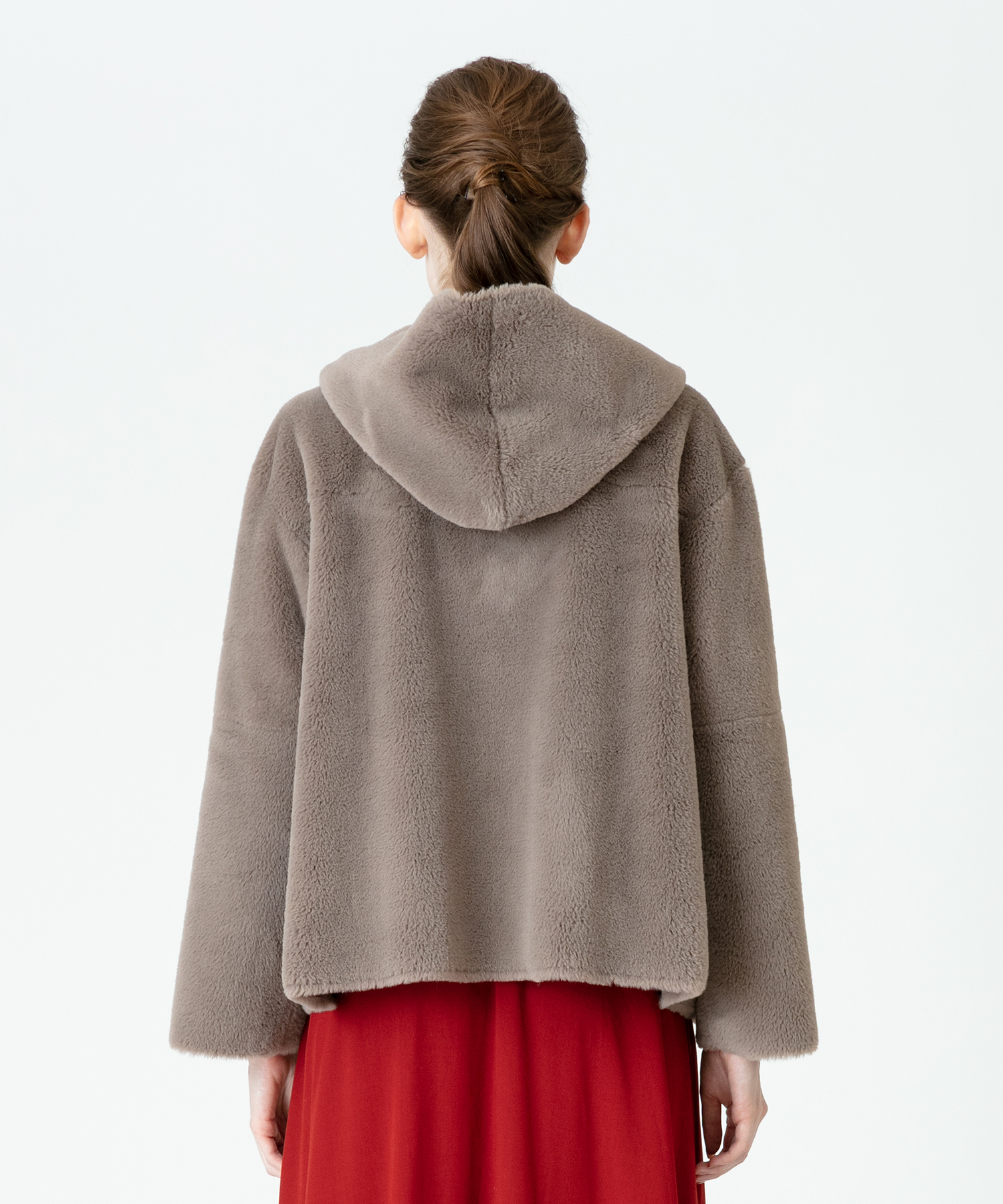 セール 50%OFF】リバーシブルムートンショートフーディー(504248617
