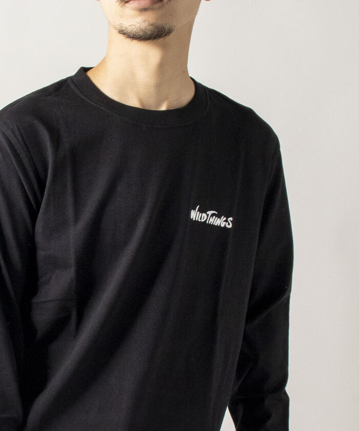 【関税込み】We11done ネイビー Monster 長袖Tシャツ We11doneのネイビー Monster 長袖Tシャツがセール中