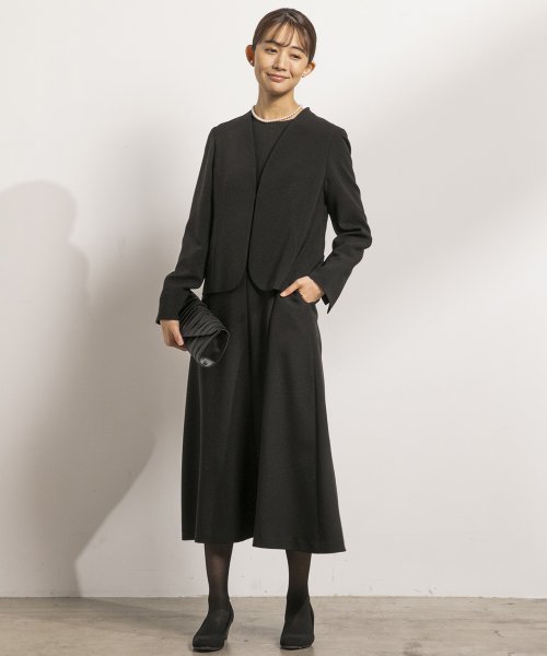 クーポン セール5 Off ノーカラージャケット セミフレアロングワンピース ブラックフォーマルスーツ フォルムフォルマ Form Forma D Fashion クーポン セール5 Off ノーカラージャケット セミフレアロングワンピース ブラックフォーマルスーツ フォルムフォルマ Form Forma D Fashion