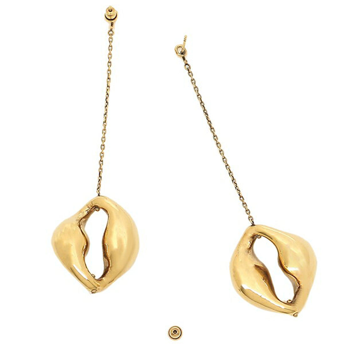 ビンテージ品　Chloé クロエ　ゴールド　ピアス クロエ Chloe ピアス アクセサリー ゴールド レディース Chloe