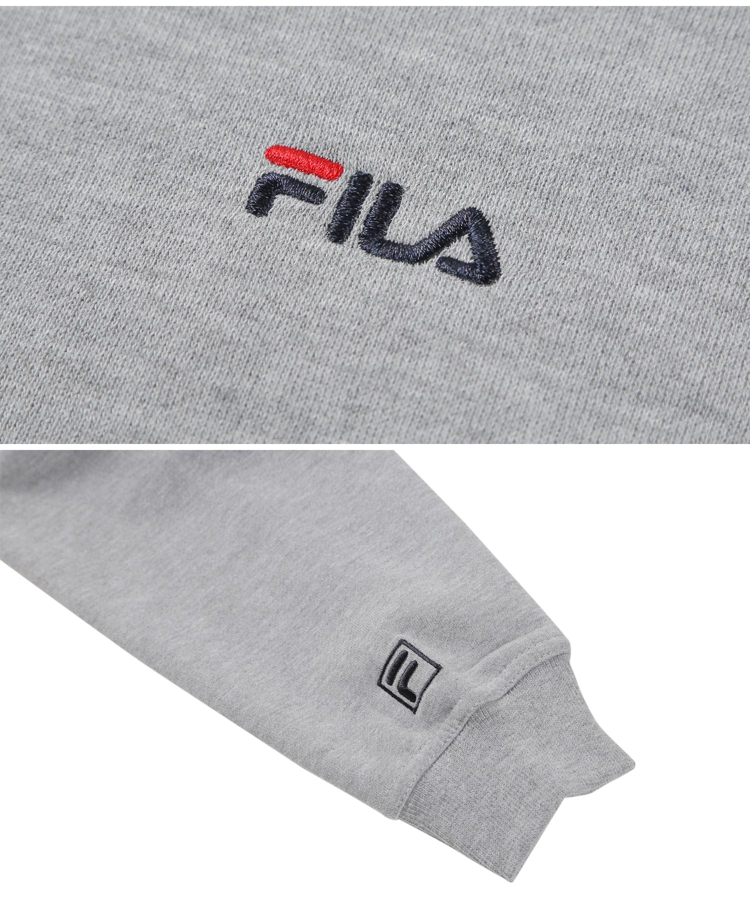 FILA(フィラ) ワンポイント刺繍プルパーカー / ブランド パーカー 