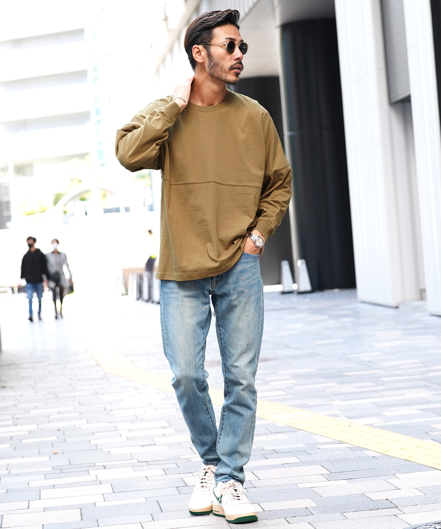 ジギーズショップ JIGGYS SHOP ドロップショルダー無地BIGロンT ジギーズショップ JIGGYS SHOP ドロップショルダー無地BIGロンT