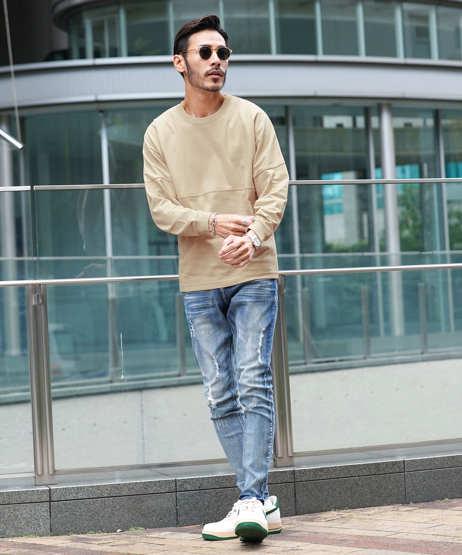 ジギーズショップ JIGGYS SHOP ドロップショルダー無地BIGロンT ジギーズショップ JIGGYS SHOP ドロップショルダー無地BIGロンT
