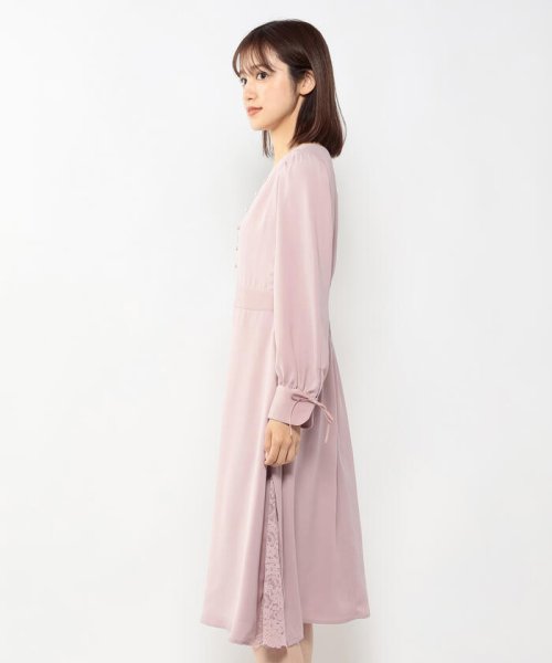 セール 脇レース袖リボンワンピース ミッシュマッシュ Misch Masch D Fashion