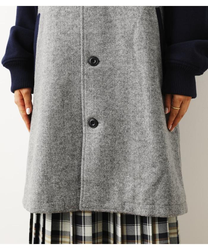 セール 20%OFF】ニットメルトンフーデッドコート(504313158) | ロデオ セール 20%OFF】ニットメルトンフーデッドコート(504313158) | ロデオ