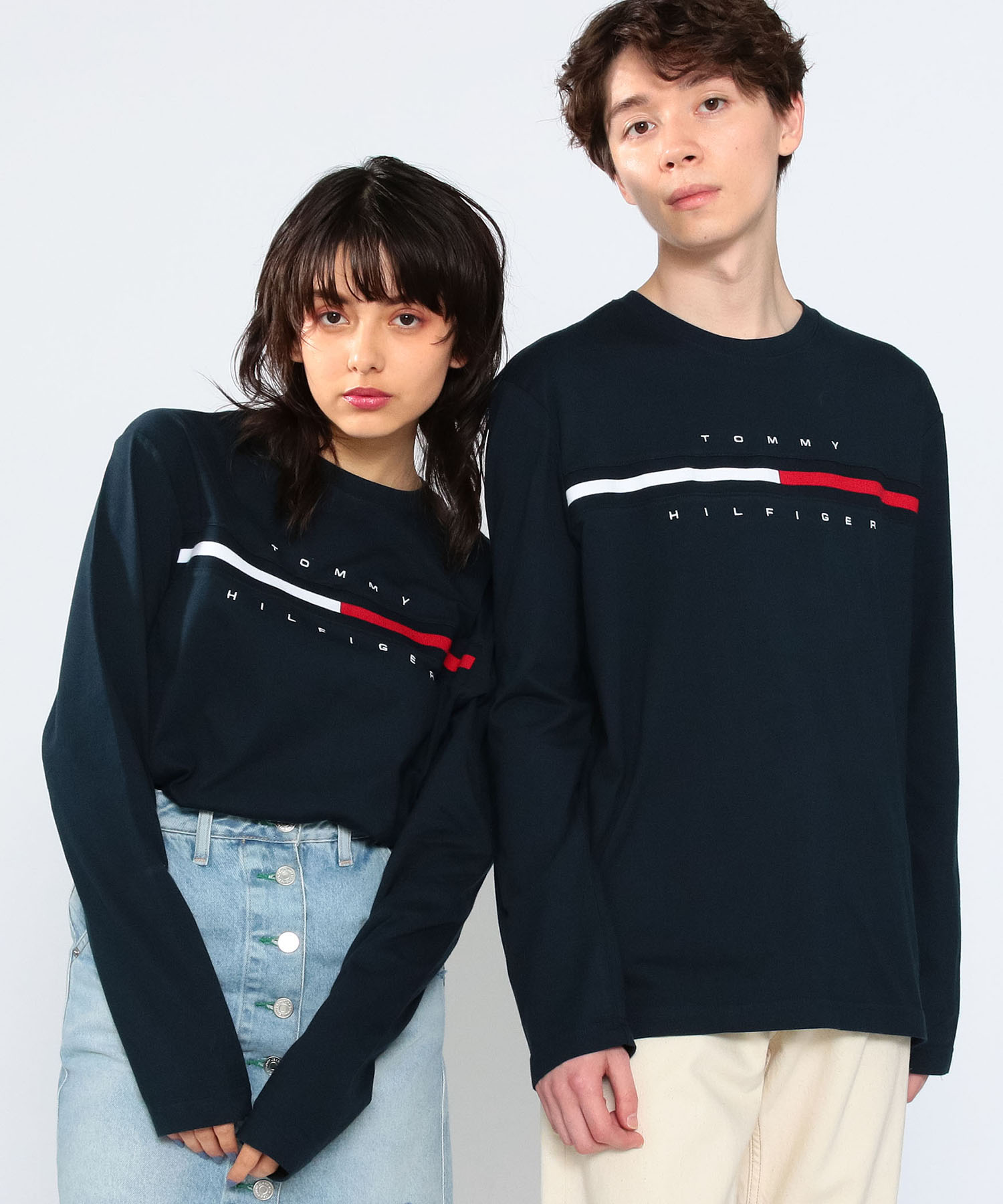 トミーヒルフィガー ロゴ ロング Tシャツ / TINO TEE L/S(502946423