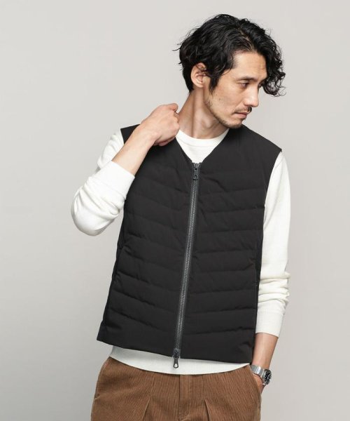 セール 西川ダウン R Shield シェルダウンベスト ナノ ユニバース Nano Universe D Fashion