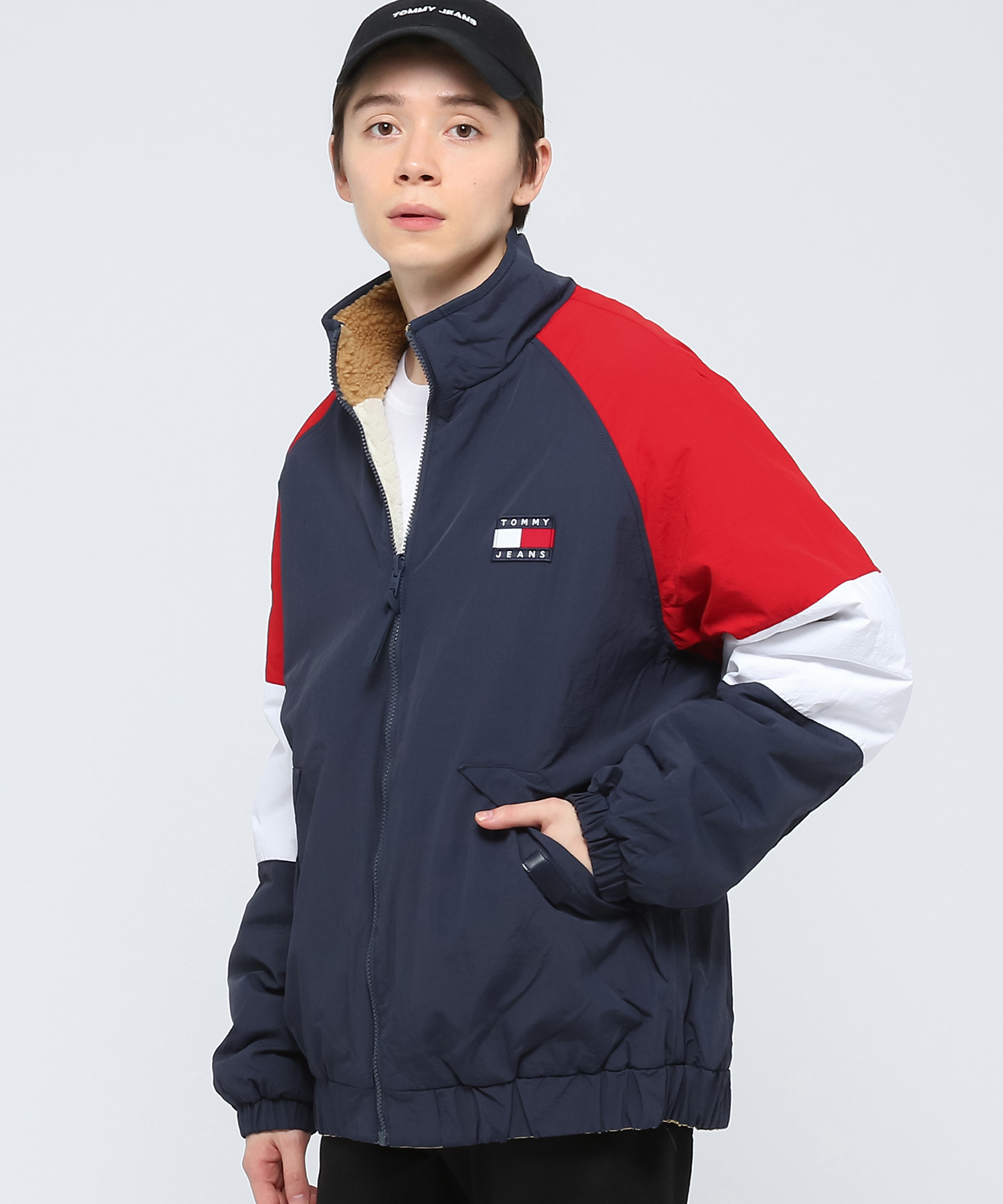 クーポン】【セール 40%OFF】リバーシブルシェルパジャケット