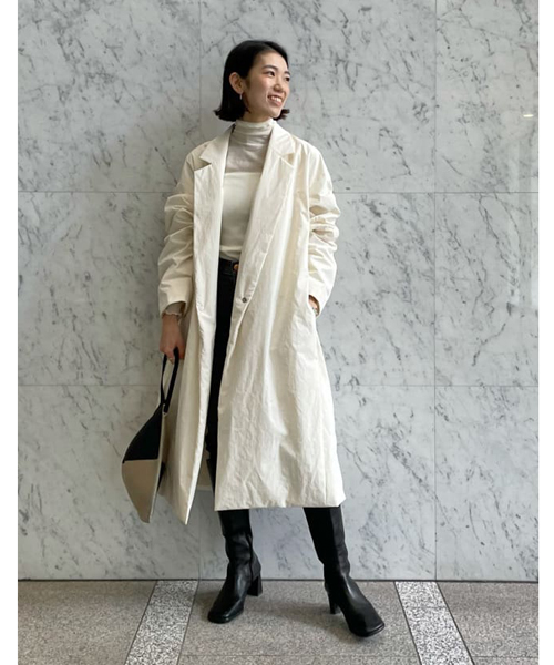 セール 50%OFF】【別注】ATON×TOMORROWLAND ロングコート セール 50%OFF】【別注】ATON×TOMORROWLAND ロングコート