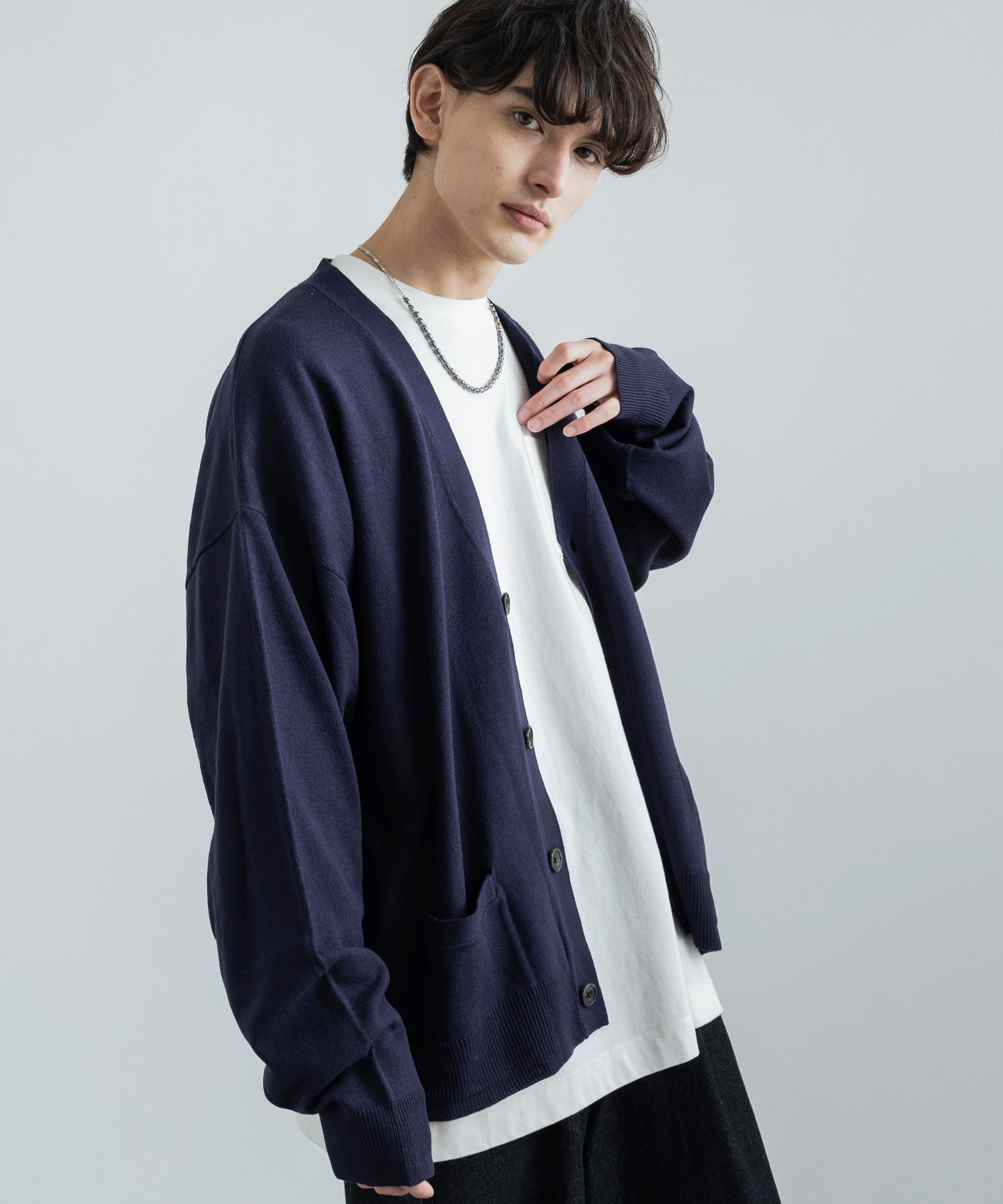 売れ筋商品|||カーブデザイン ニット&セーター アウター レディース Monroe Sweater - Women's Navy クーポン】ロッキーモンロー Rocky Monroe ニットカーディガン