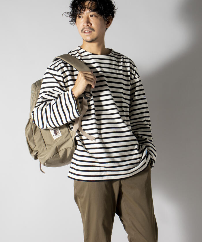 ORCIVAL/オーシバル】COTTON LOURD ボーダーカットソー ビッグ ORCIVAL/オーシバル】COTTON LOURD ボーダーカットソー ビッグ