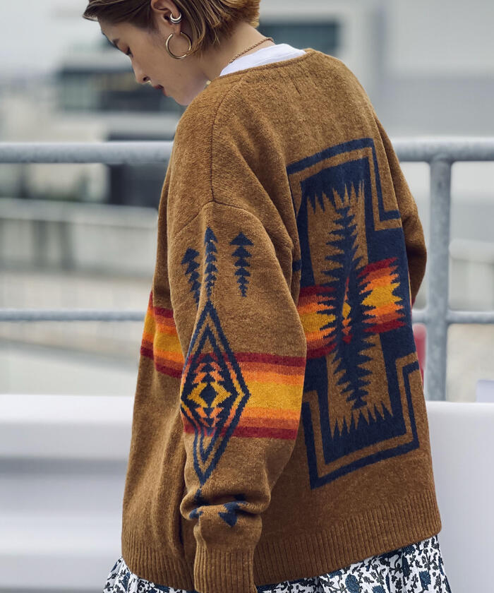 PENDLETON/ペンドルトン】Vネックモヘヤカーディガン ＶNeck Cardigan