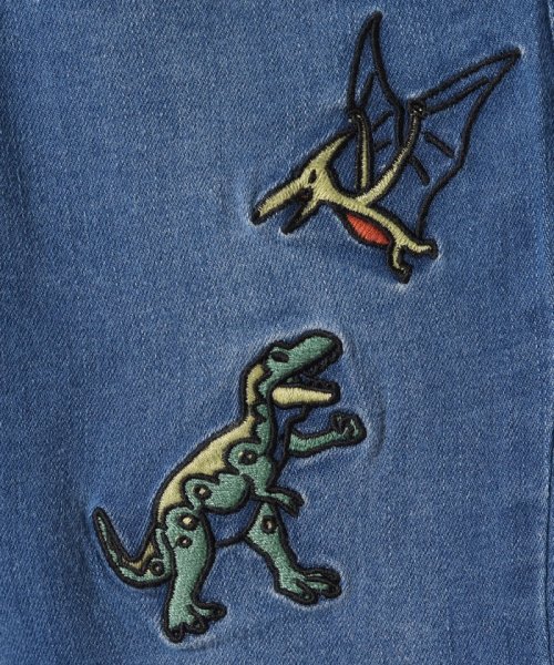 セール】恐竜刺しゅうロング丈テーパードパンツ(504307774) | クレードスコープ(kladskap) - d fashion