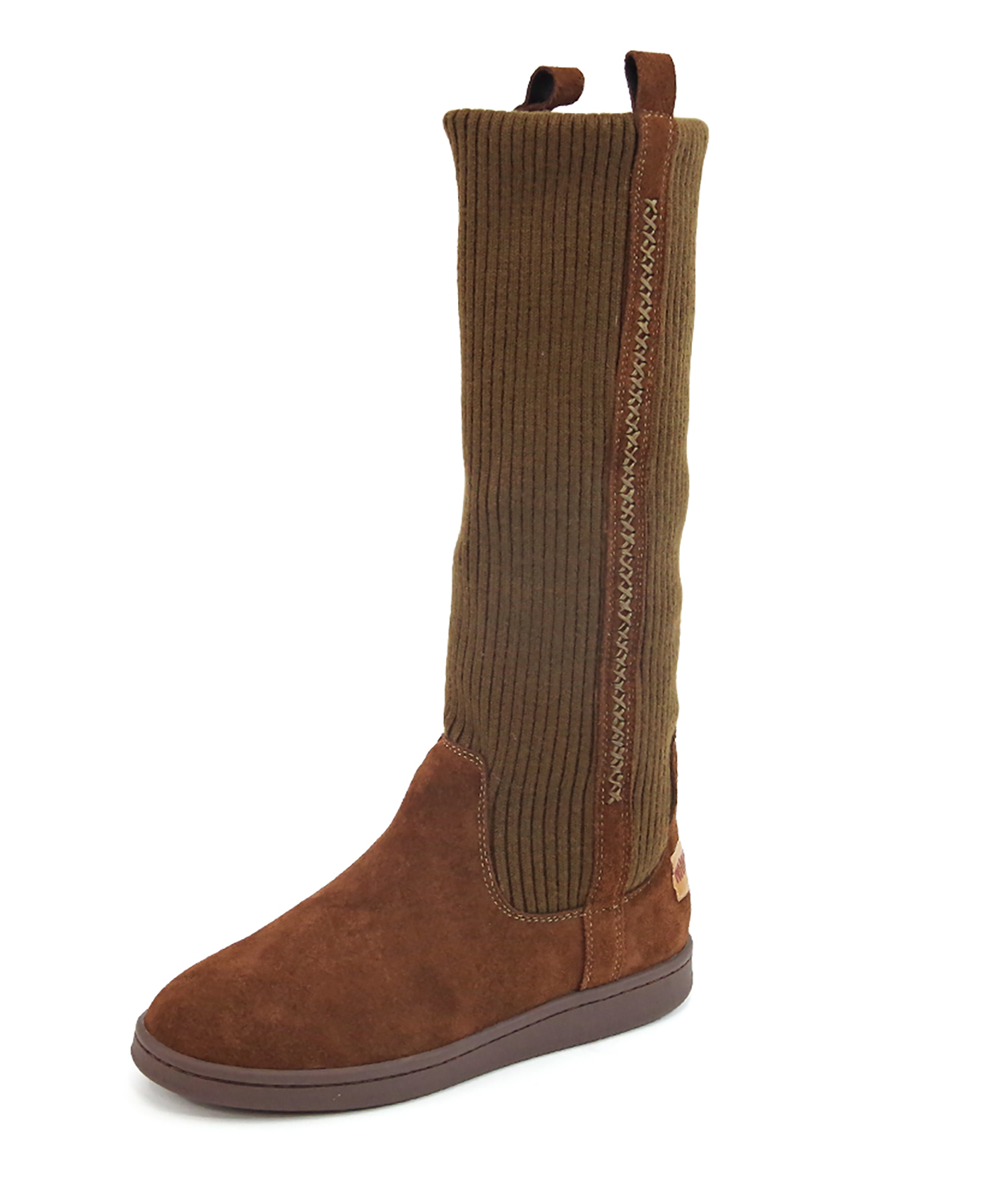 セール 50%OFF】リブニットミドルブーツ 18M03L ロングブーツ