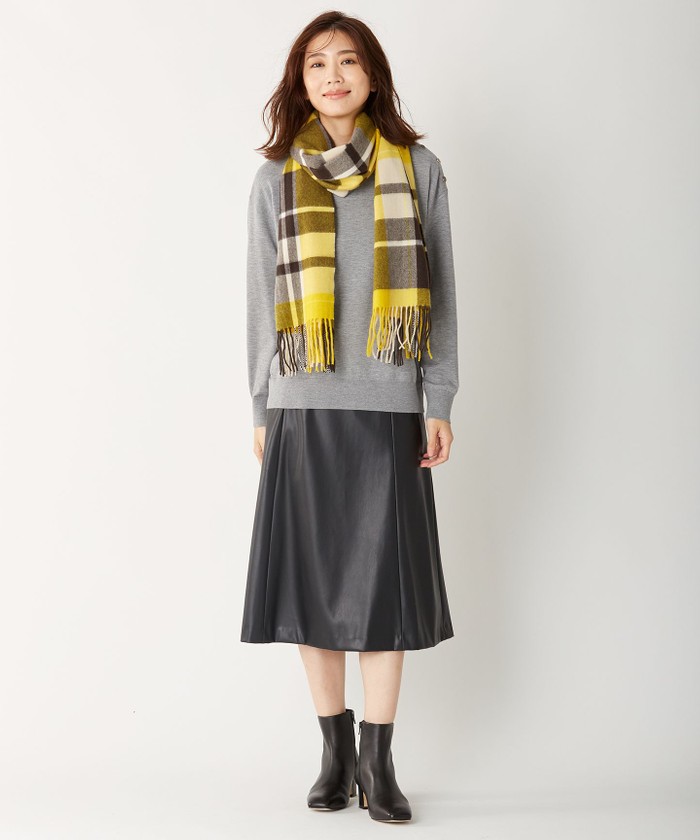セール】【WEB限定カラーあり】カシミヤチェック マフラー