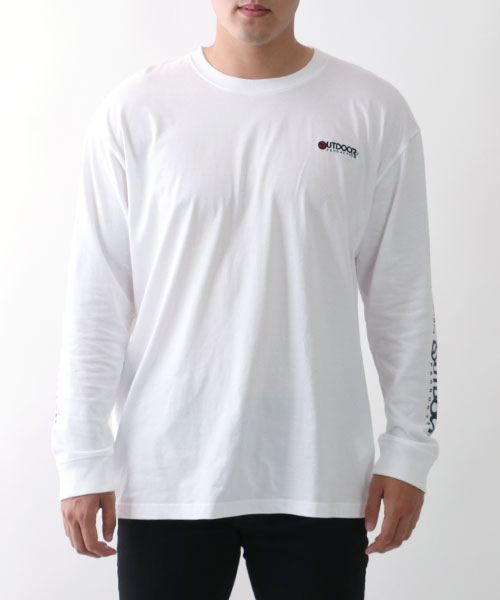 OUTDOOR PRODUCTS】アウトドアプロダクツ 大きいサイズ 長袖 袖 ロゴ プリント Tシャツ(504307192) |  大きいサイズのマルカワ(MARUKAWA) - d fashion
