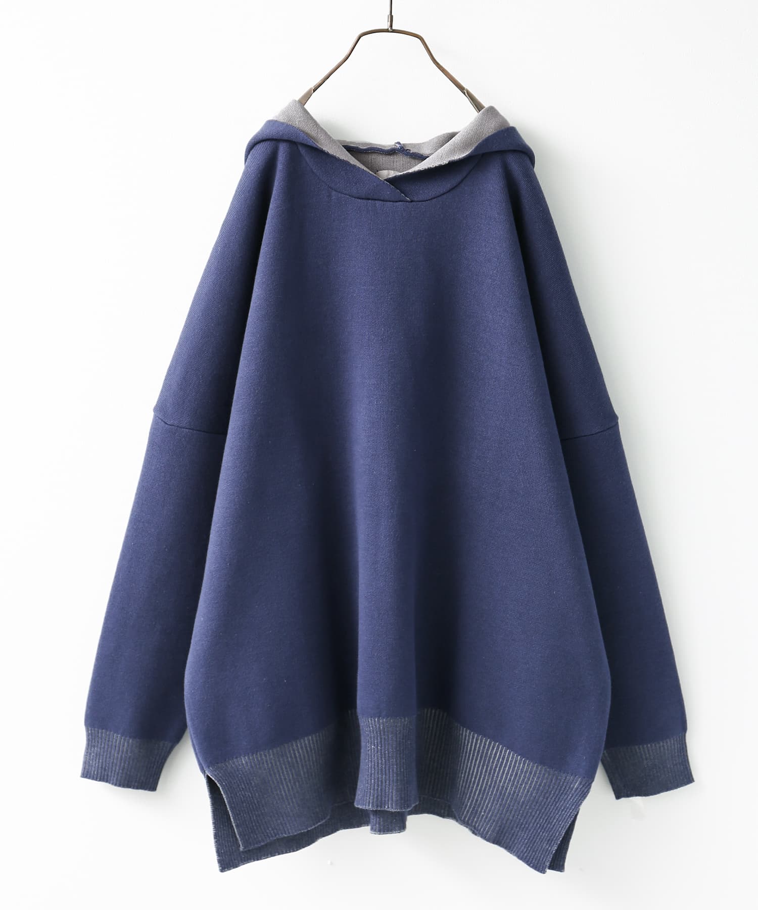 ダブルフェイスニットフーディー』(503632850) | オシャレウォーカー