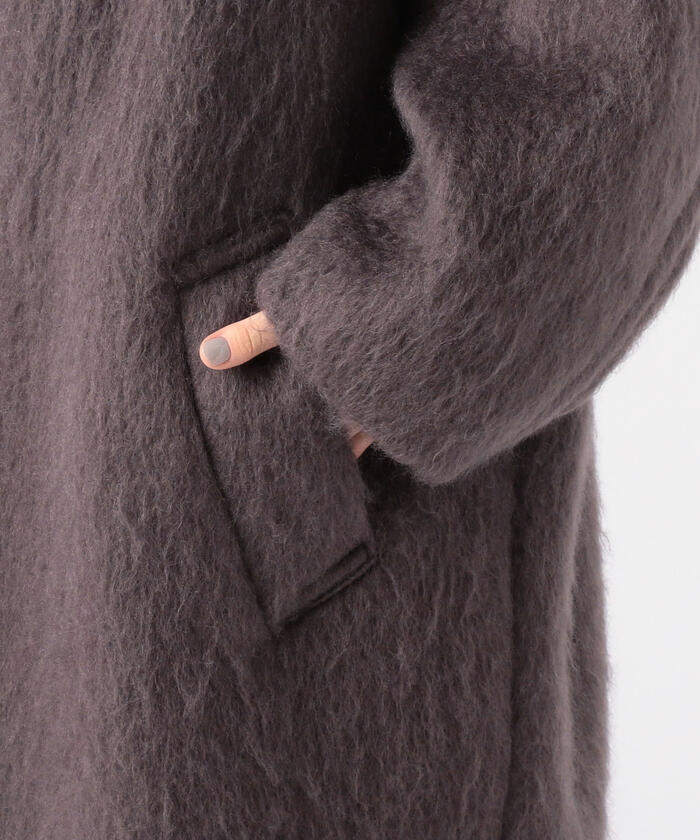 セール 50%OFF】MOHAIR SHAGGY WASHER SHAGGY OVER COAT モヘヤウール ...