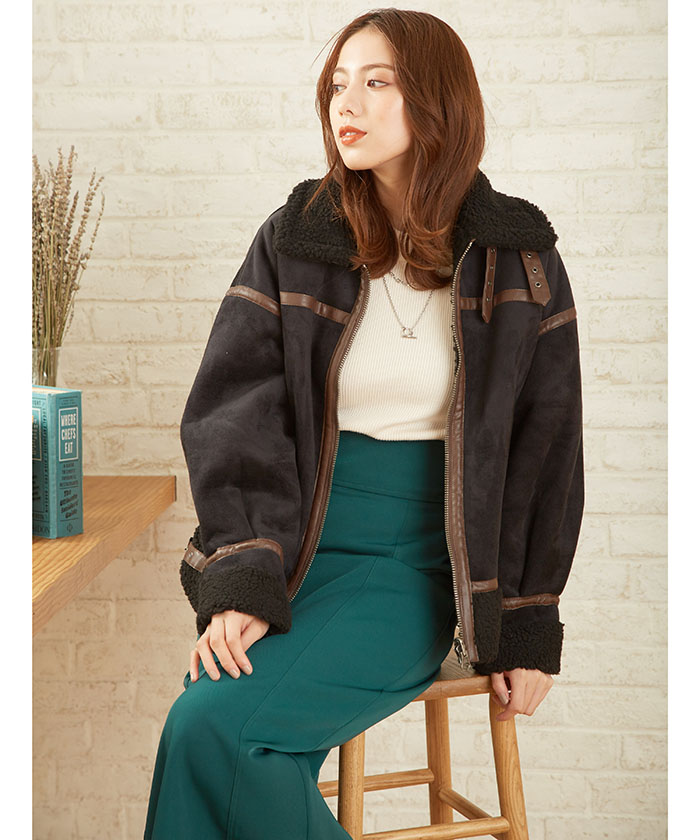 セール 50%OFF】ボアムートンB-3リバーシブルフライトジャケット ...