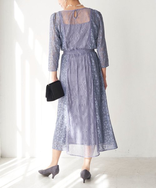 一部店舗限定 Mon E Toile モンエトワール 結婚式にも レースコンビdress ロペピクニック Rope Picnic D Fashion