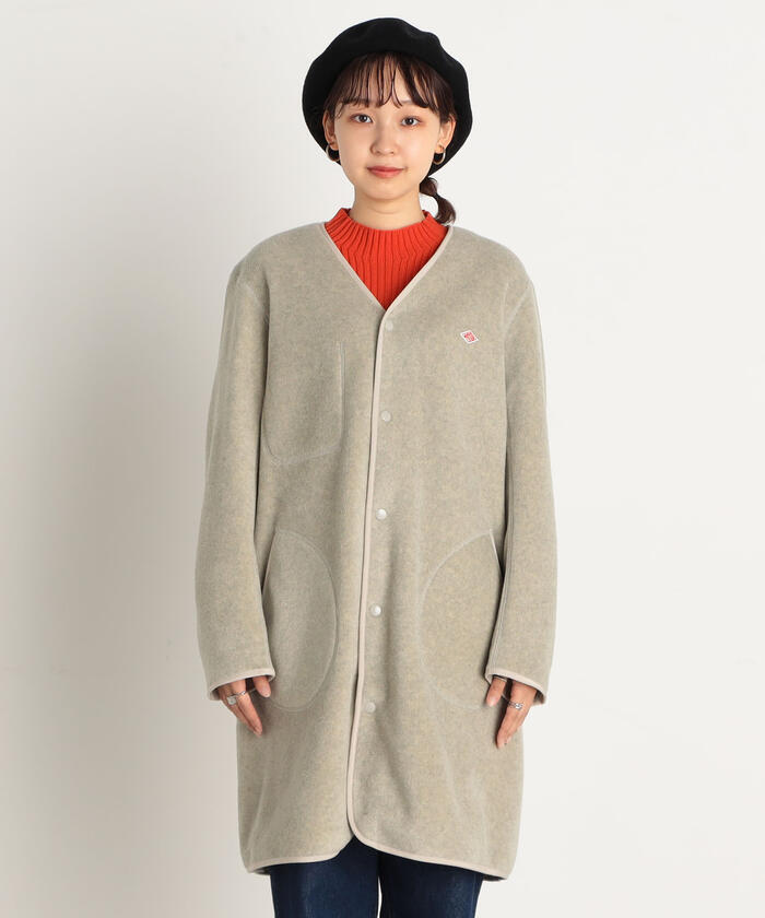 最前線の DANTON/ダントン】FLEECEロングコート ＃JD－8992(504317003 その他