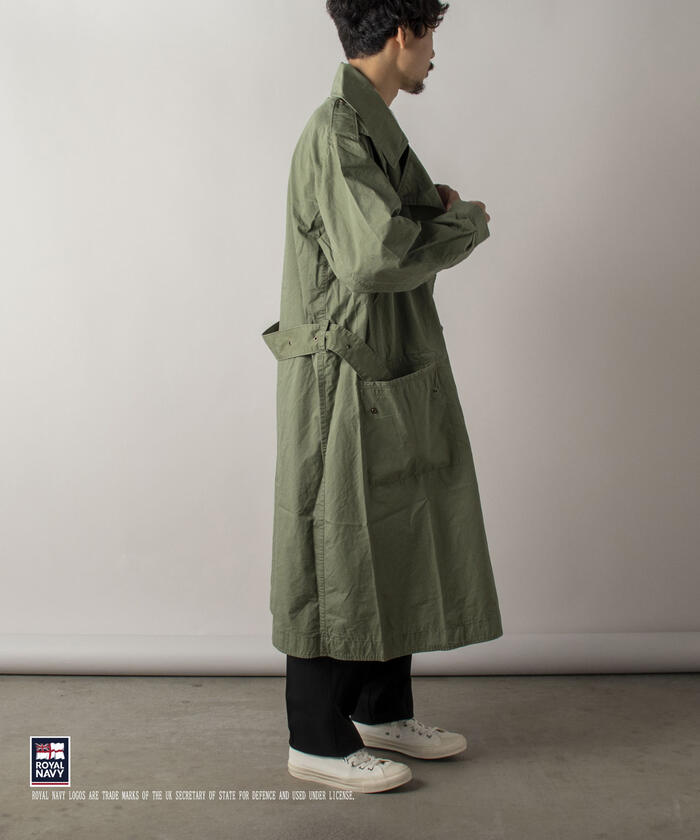 HTS モーターサイクルコート HTS 〜HEAVY WEIGHT COTTON TWILL OVERDYE DOUBLE OVER COAT