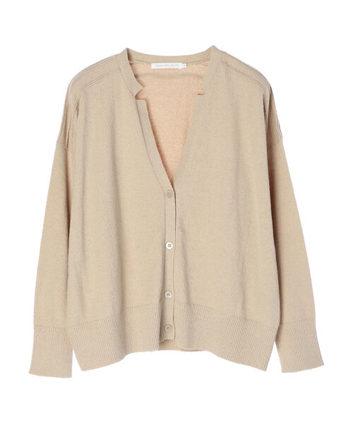 セール 60%OFF】ループブークレVネックニットカーディガン